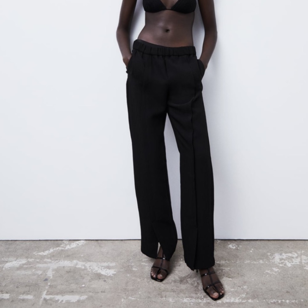 Zara Front Slit Pants
